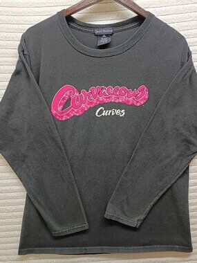 Curves for Women & Curvascious Quail Hallow Vintage Y2K Grey Pink Size Large Wow